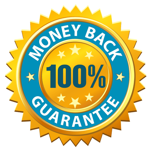 100% money back guarantee icon